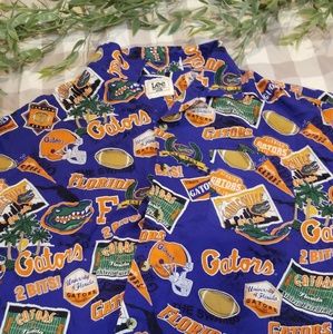 Vintage Uf Florida Gators Button Up